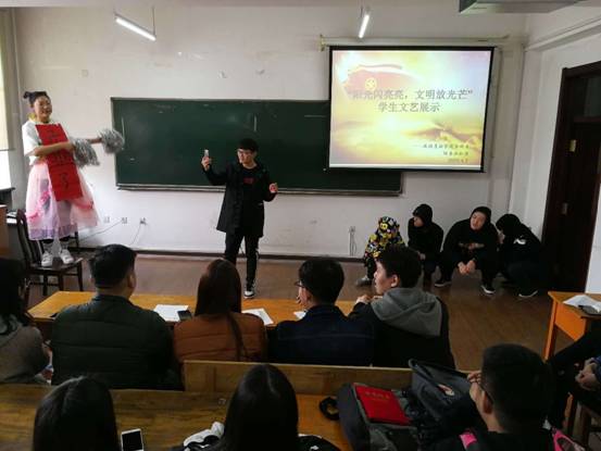 基础文明创建月系列活动之五beat365举办文艺展示比赛